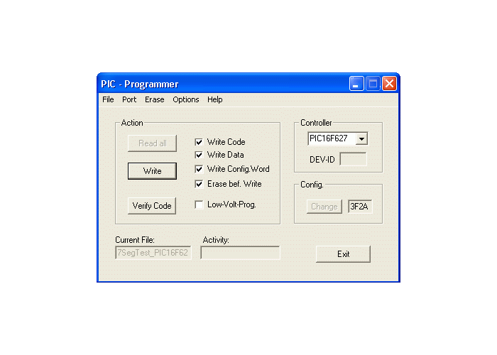 Die Brennsoftware ProgPic2