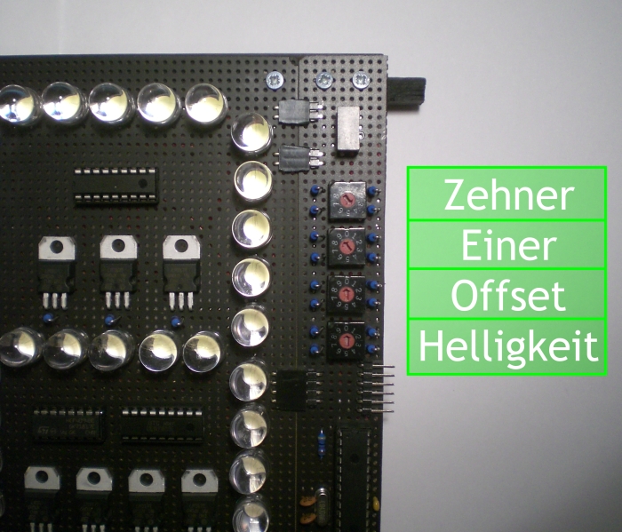 Der fertige LED-Countdown II