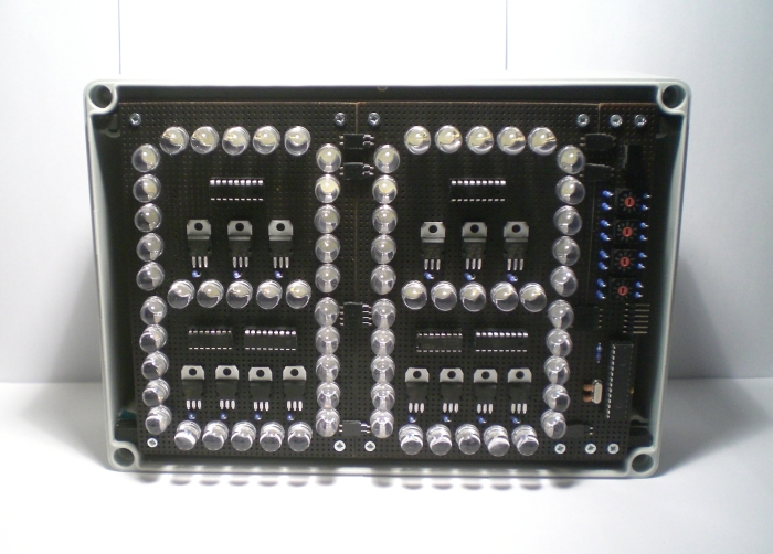 Der LED-Countdown II im IP66-Gehäuse