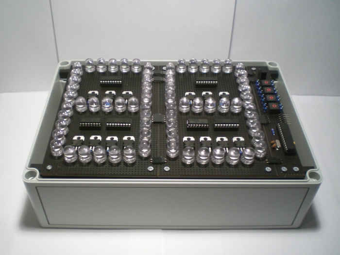 Der LED-Countdown II im IP66-Gehäuse