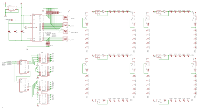 Der Schaltplan des LED-Countdowns II