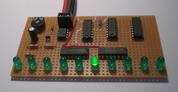 Das Lauflicht II im Betrieb