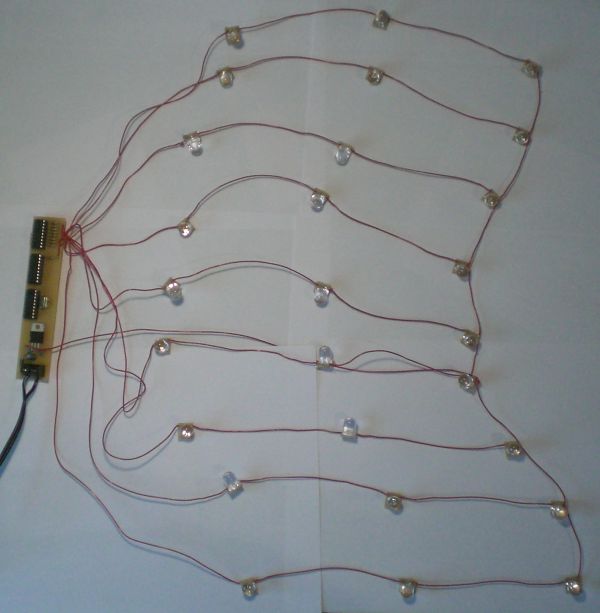 Die angeschlossenen LEDs