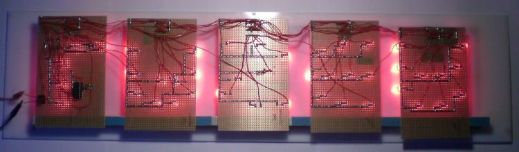 Das Schild im Betrieb