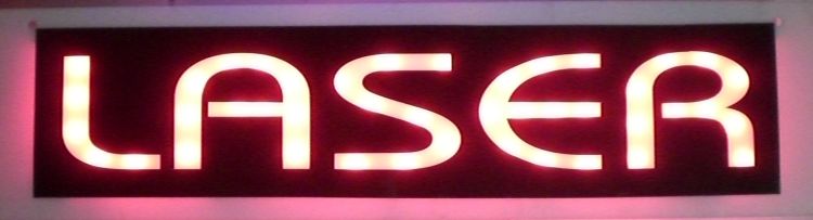 Das Schild im Betrieb