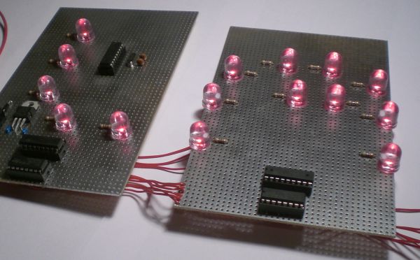 Das Schild im Betrieb