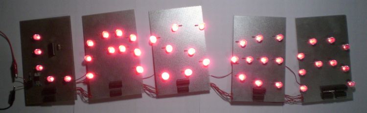 Das Schild im Betrieb