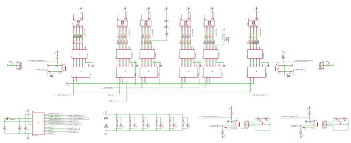 Der Schaltplan des Mini-Sport-Displays