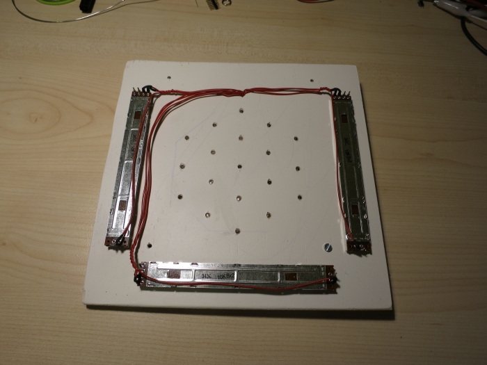 Die Montage der Fader