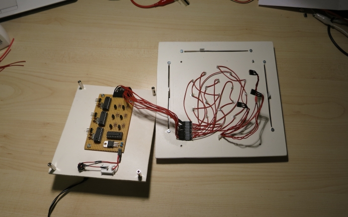 Verbindung der LEDs mit der Elektronik