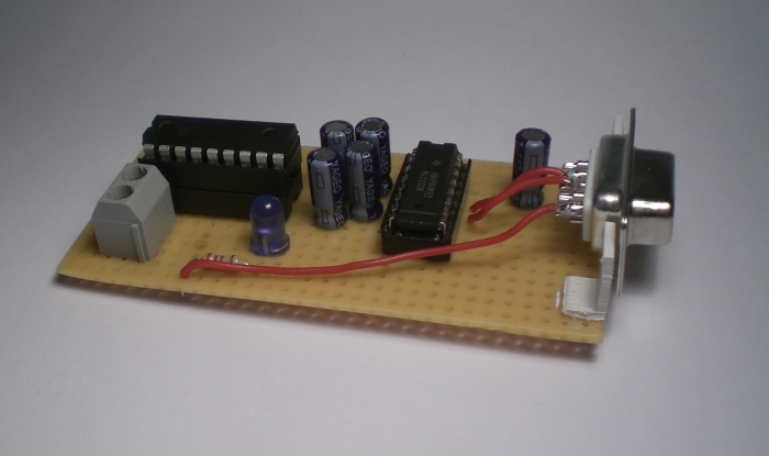 Der fertige RS232-PWM-Dimmer