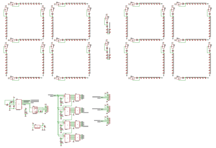 Der Schaltplan des Zeitboards