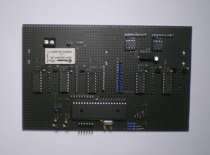 Die Platine der Fernbedienung