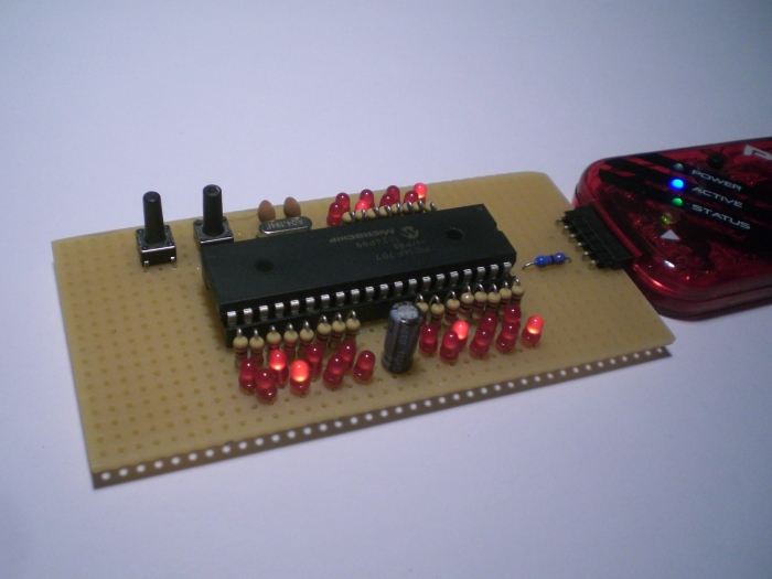 Eine BCD-Uhr mit dem Universal-Uhr-IC