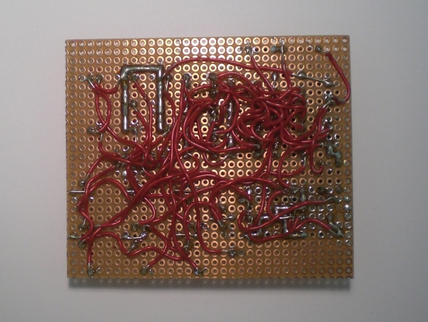 Der elektronische Würfel im Ruhezustand