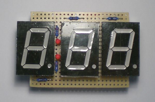 Die Platine der Zeitschaltuhr