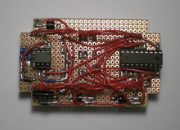 Die Platine der Zeitschaltuhr