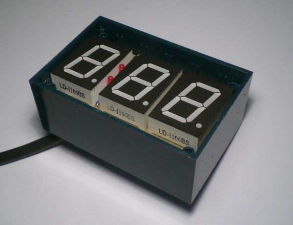 Die Platine im Gehäuse der Zeitschaltuhr