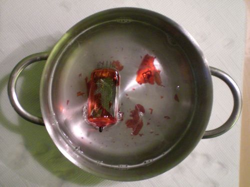 Der Lack ist teilweise abgelöst