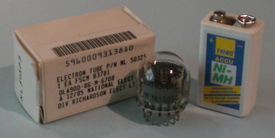 Die B-50325 im Größenvergleich