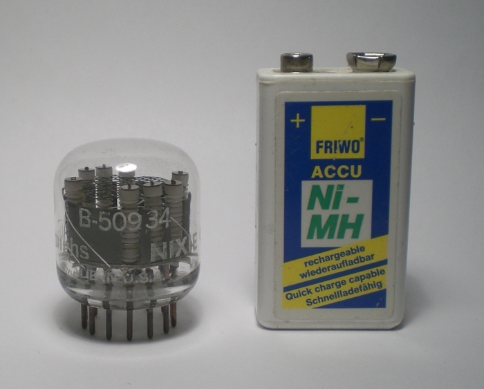 Die B-50934 im Größenvergleich