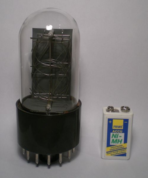 Die B-7031 im Größenvergleich