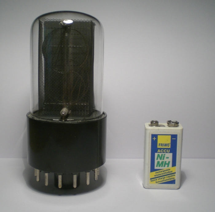 Die B-7032 im Größenvergleich