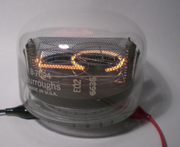 Die Ziffer 5 von der Seite