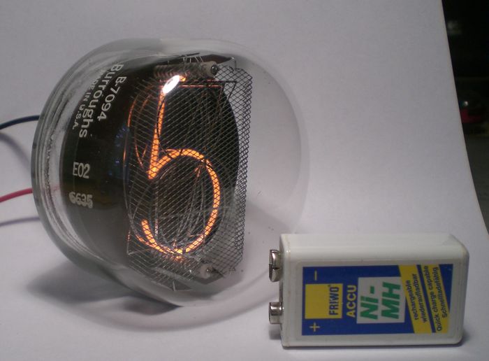 Die Ziffer 5 von der Seite