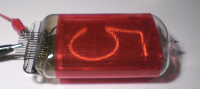 Die Ziffer 5 von der Seite