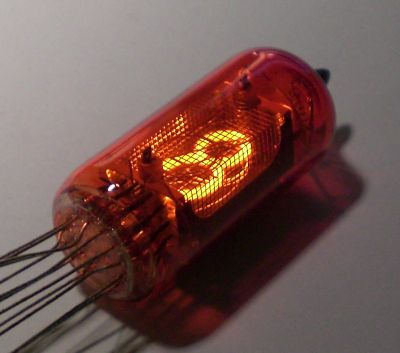 Die Ziffer 8 von der Seite