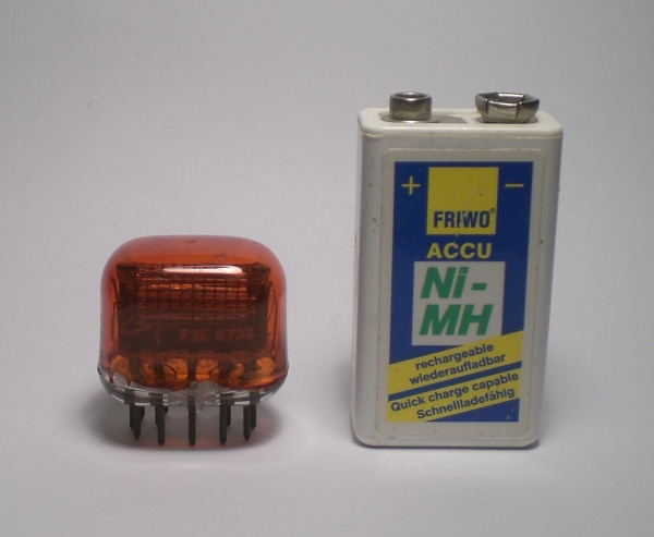 Die F9152A im Größenvergleich