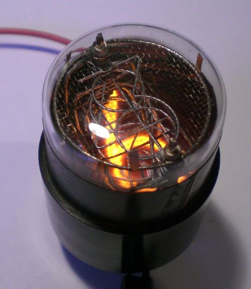 Die Ziffer 6 von der Seite