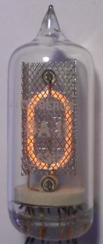 Die Ziffer 0 von der Rückseite