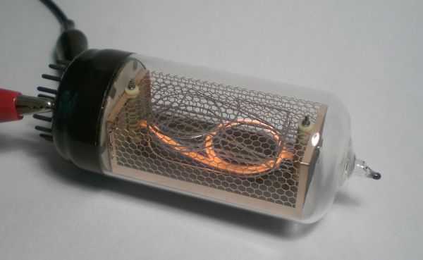 Die Ziffer 9 von der Seite