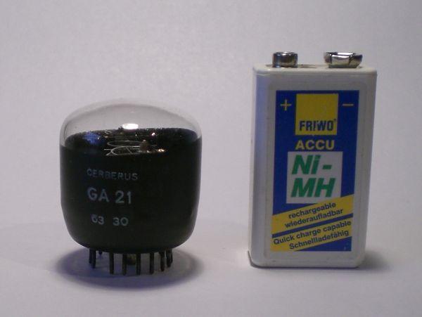 Die GA21 im Größenvergleich