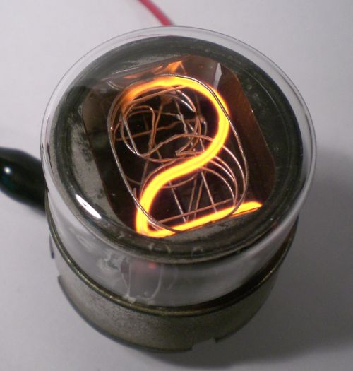 Die Ziffer 2 von der Seite