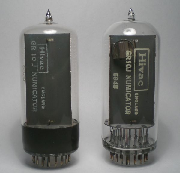 Die beiden GR10J-Nixies im Vergleich