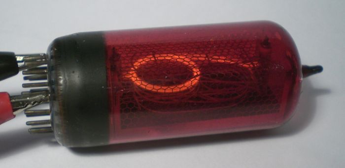 Die Ziffer 6 von der Seite