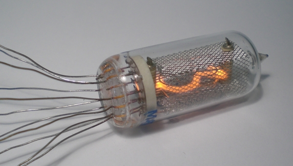 Die Ziffer 3 von der Seite