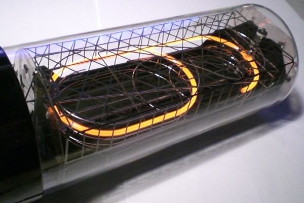 Die Ziffer 6 von der Seite