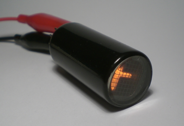 Das Leuchtbild der GS-1 von der Seite