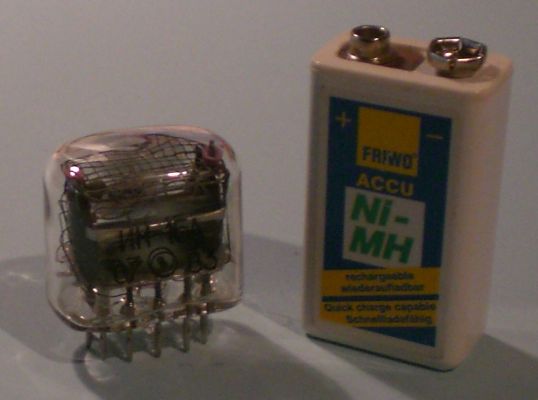 Die IN-15A im Größenvergleich