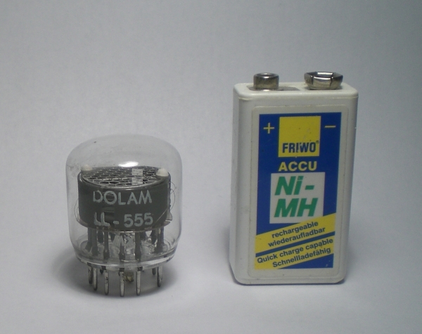 Die LL-555 im Größenvergleich