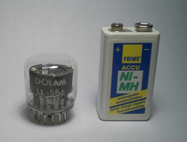 Die LL-556 im Größenvergleich