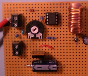 Das aufgebaute Schaltnetzteil