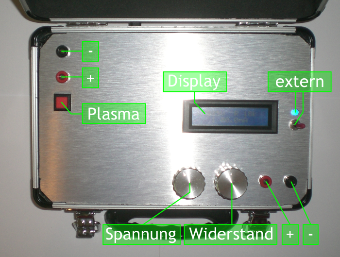 Frontseite des Nixie-Netzteil III