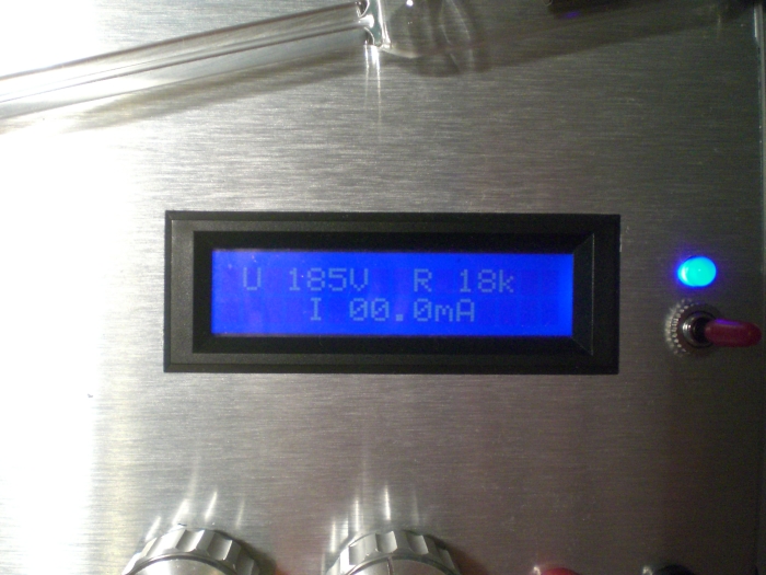 Das LC-Display im Betrieb