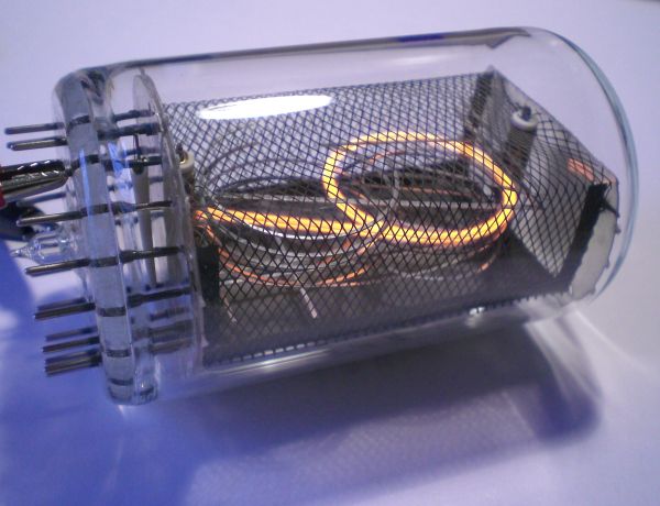 Die Ziffer 9 von der Seite