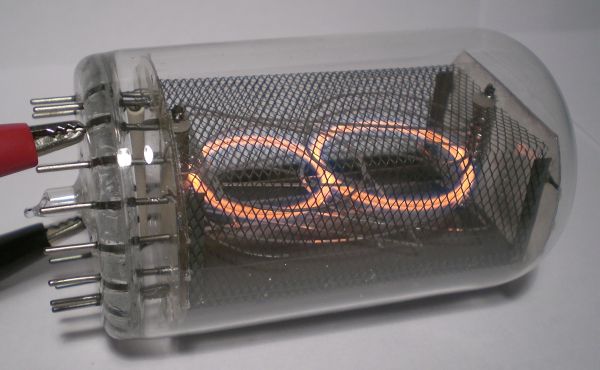 Die Ziffer 8 von der Seite